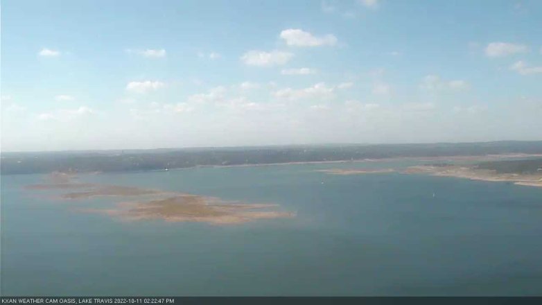 Lake Travis webcam, October 11, 2022 2:25 PM CT