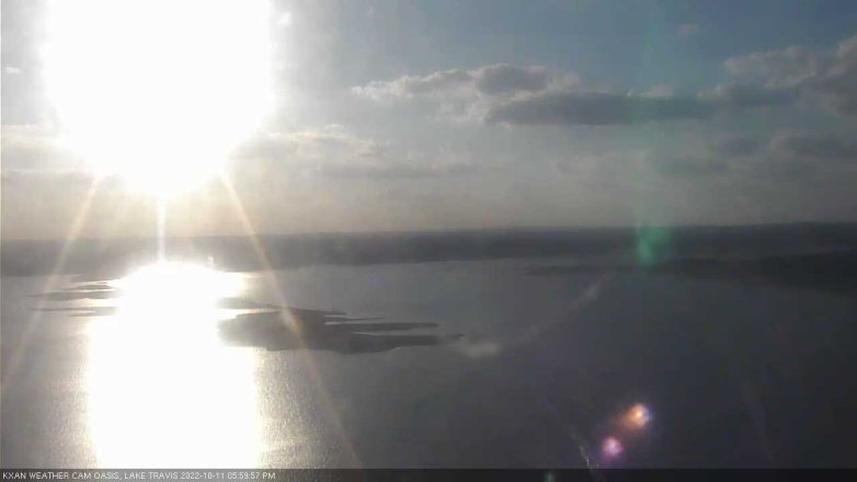 Lake Travis webcam, October 11, 2022 6:00 PM CT