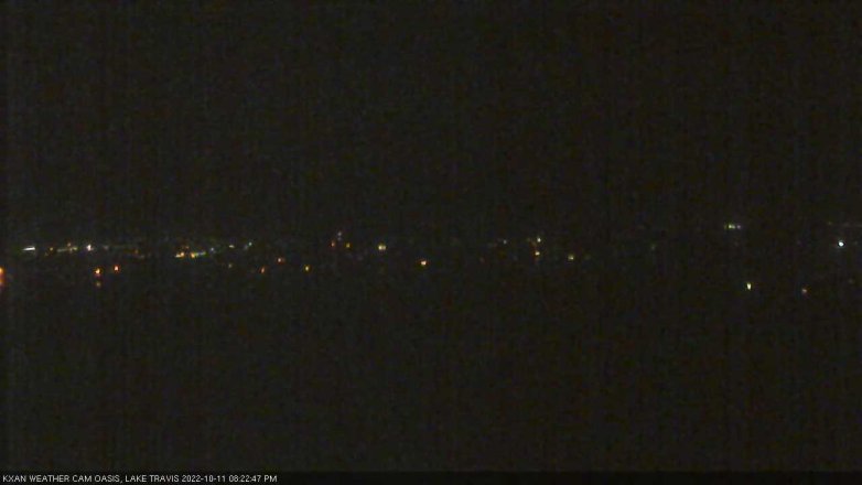 Lake Travis webcam, October 11, 2022 8:25 PM CT