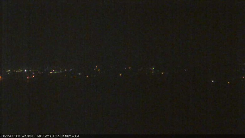 Lake Travis webcam, October 11, 2022 10:25 PM CT