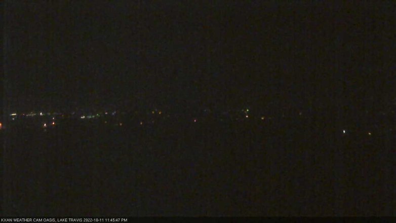 Lake Travis webcam, October 11, 2022 11:45 PM CT