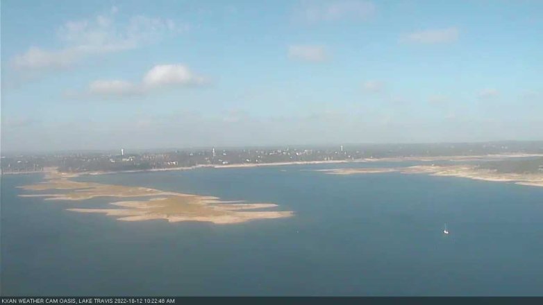 Lake Travis webcam, October 12, 2022 10:25 AM CT