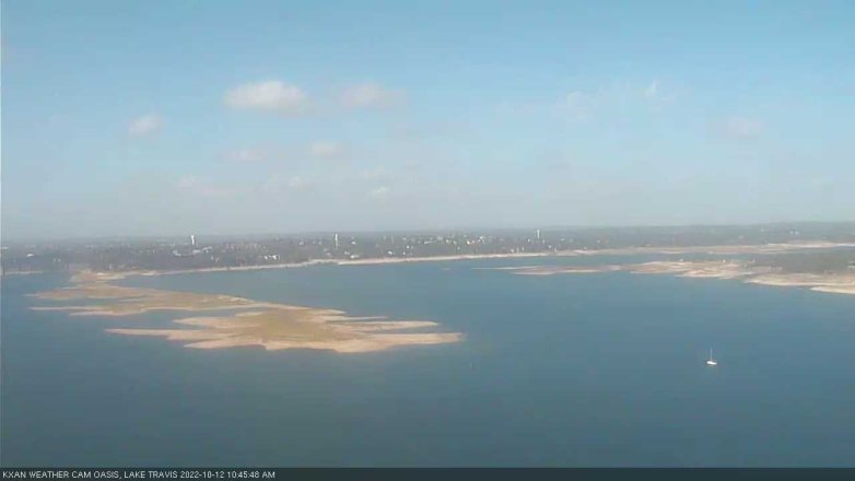 Lake Travis webcam, October 12, 2022 10:45 AM CT