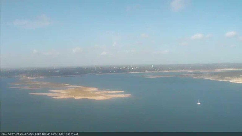 Lake Travis webcam, October 12, 2022 11:00 AM CT
