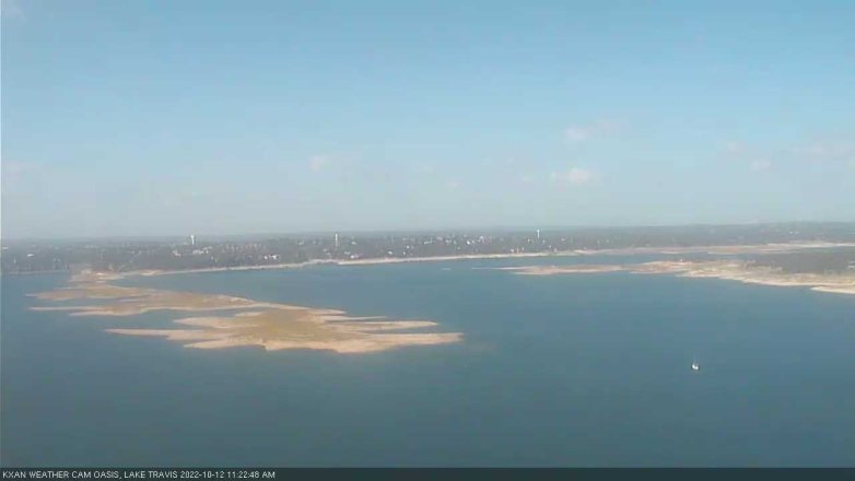 Lake Travis webcam, October 12, 2022 11:25 AM CT
