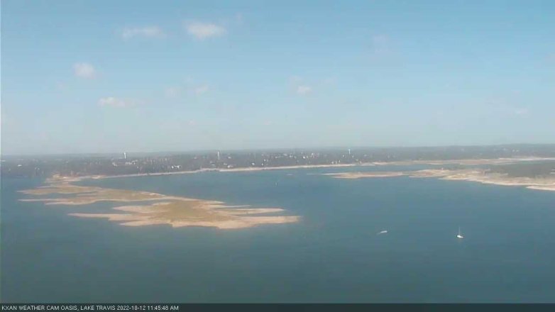 Lake Travis webcam, October 12, 2022 11:45 AM CT