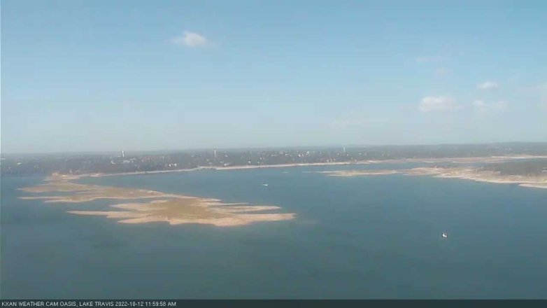 Lake Travis webcam, October 12, 2022 12:00 PM CT