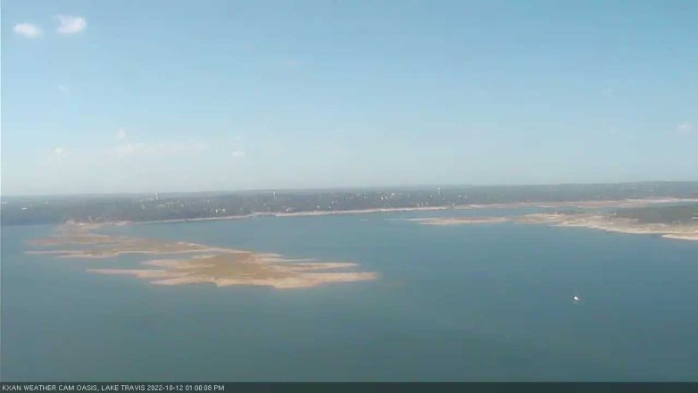 Lake Travis webcam, October 12, 2022 1:00 PM CT