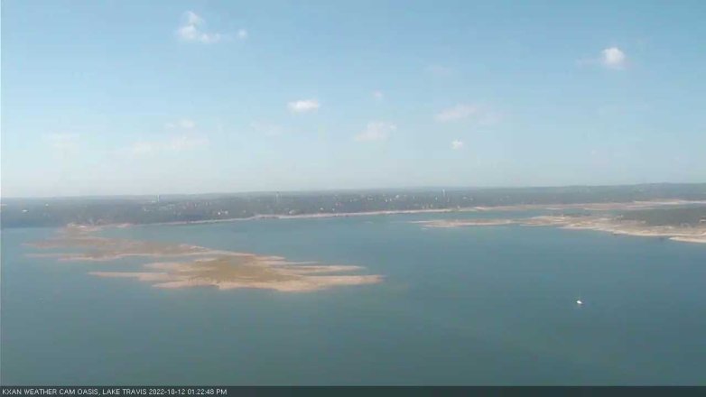 Lake Travis webcam, October 12, 2022 1:25 PM CT