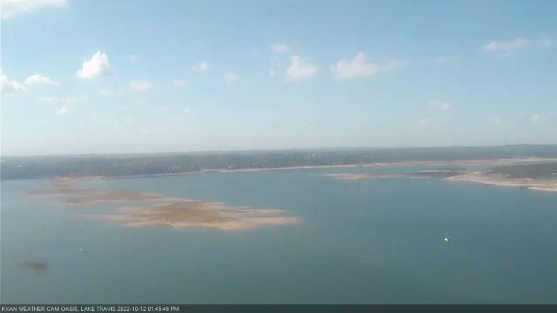 Lake Travis webcam, October 12, 2022 1:45 PM CT