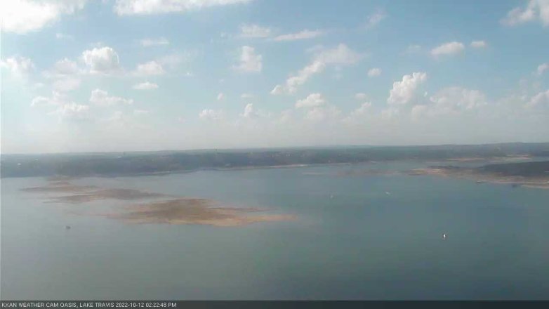 Lake Travis webcam, October 12, 2022 2:25 PM CT