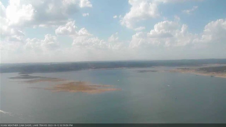 Lake Travis webcam, October 12, 2022 3:00 PM CT