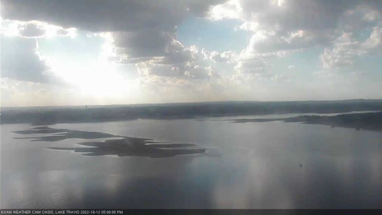 Lake Travis webcam, October 12, 2022 5:00 PM CT