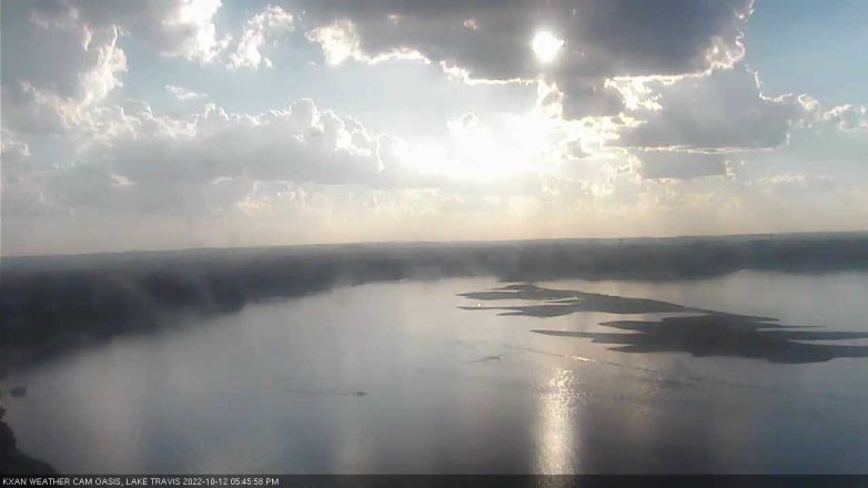 Lake Travis webcam, October 12, 2022 5:45 PM CT