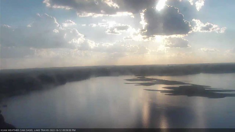 Lake Travis webcam, October 12, 2022 6:00 PM CT