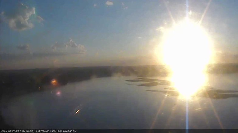 Lake Travis webcam, October 12, 2022 6:45 PM CT