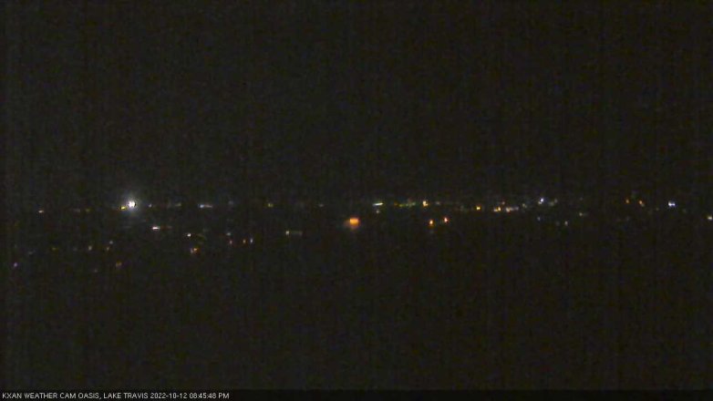 Lake Travis webcam, October 12, 2022 8:45 PM CT