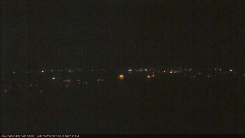 Lake Travis webcam, October 12, 2022 10:25 PM CT