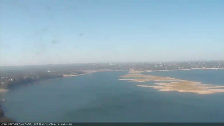 Lake Travis webcam, October 13, 2022 11:00 AM CT