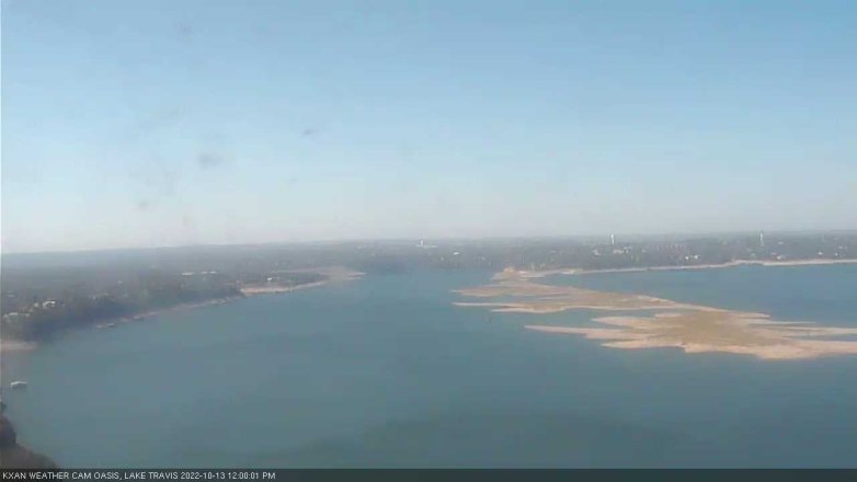 Lake Travis webcam, October 13, 2022 12:00 PM CT