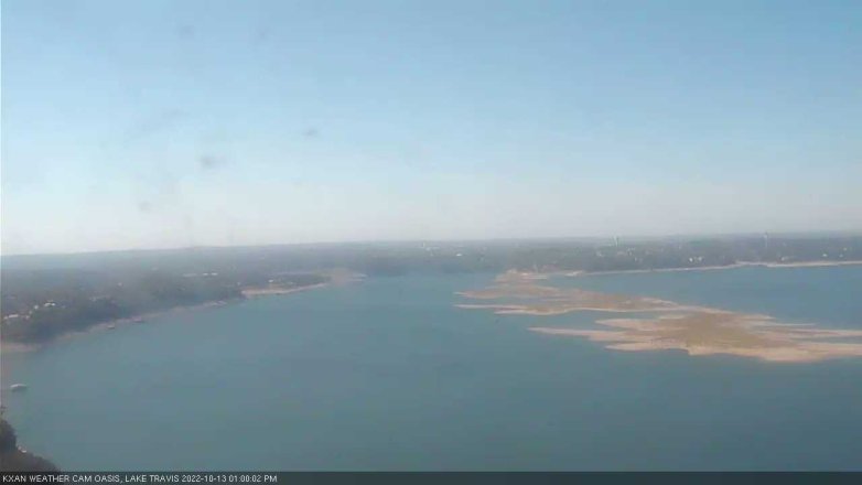 Lake Travis webcam, October 13, 2022 1:00 PM CT