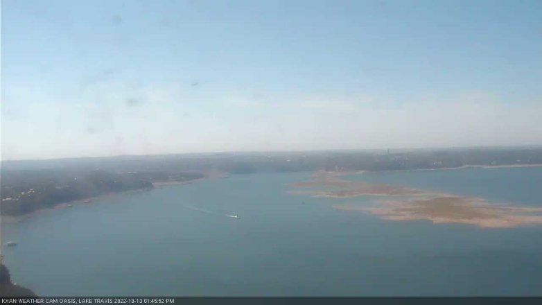 Lake Travis webcam, October 13, 2022 1:45 PM CT