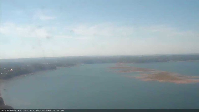 Lake Travis webcam, October 13, 2022 2:25 PM CT