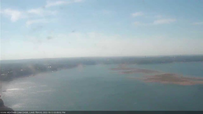 Lake Travis webcam, October 13, 2022 3:00 PM CT