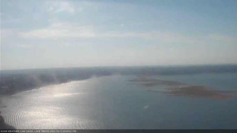 Lake Travis webcam, October 13, 2022 3:45 PM CT