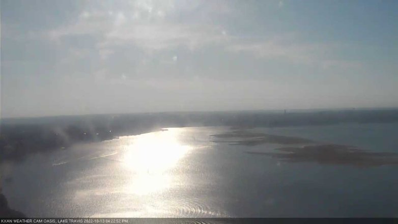 Lake Travis webcam, October 13, 2022 4:25 PM CT