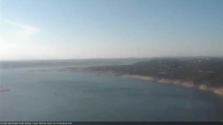 Lake Travis webcam, October 13, 2022 5:00 PM CT