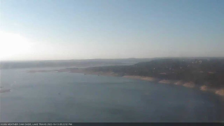 Lake Travis webcam, October 13, 2022 5:25 PM CT
