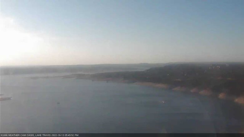Lake Travis webcam, October 13, 2022 5:45 PM CT