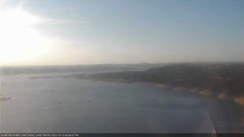 Lake Travis webcam, October 13, 2022 6:00 PM CT