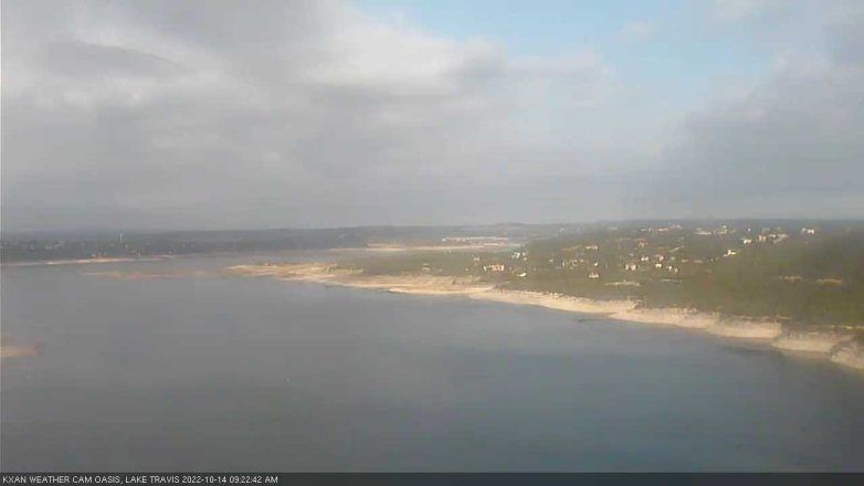 Lake Travis webcam, October 14, 2022 9:25 AM CT