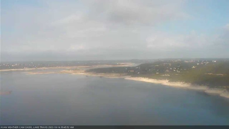 Lake Travis webcam, October 14, 2022 9:45 AM CT