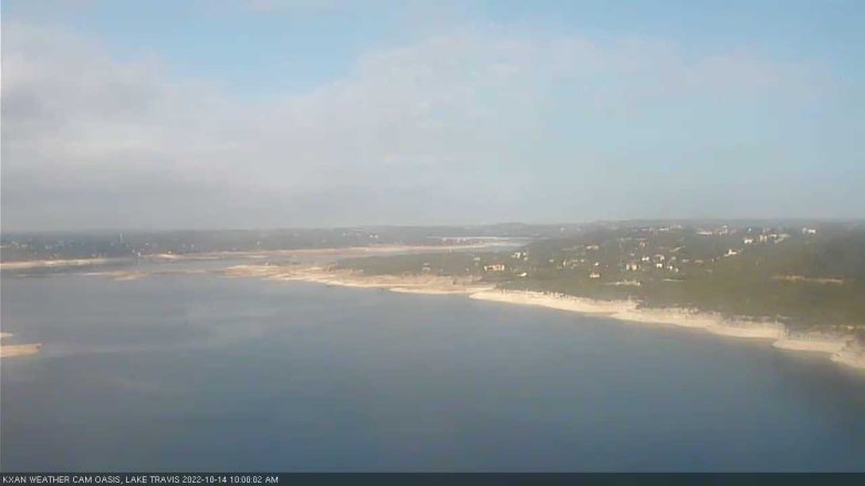Lake Travis webcam, October 14, 2022 10:00 AM CT
