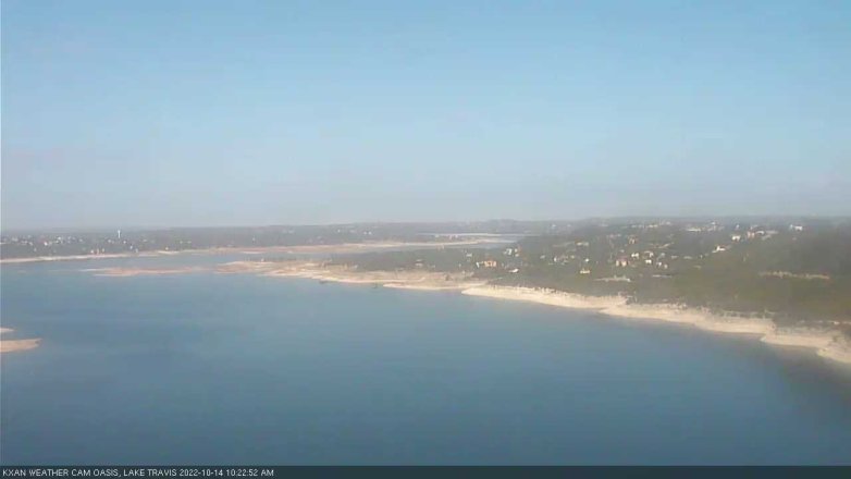 Lake Travis webcam, October 14, 2022 10:25 AM CT