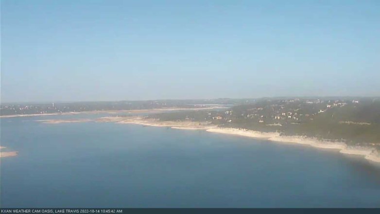 Lake Travis webcam, October 14, 2022 10:45 AM CT