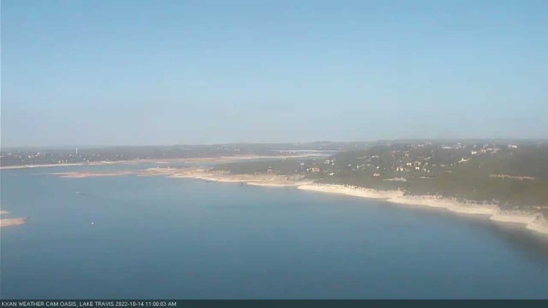 Lake Travis webcam, October 14, 2022 11:00 AM CT