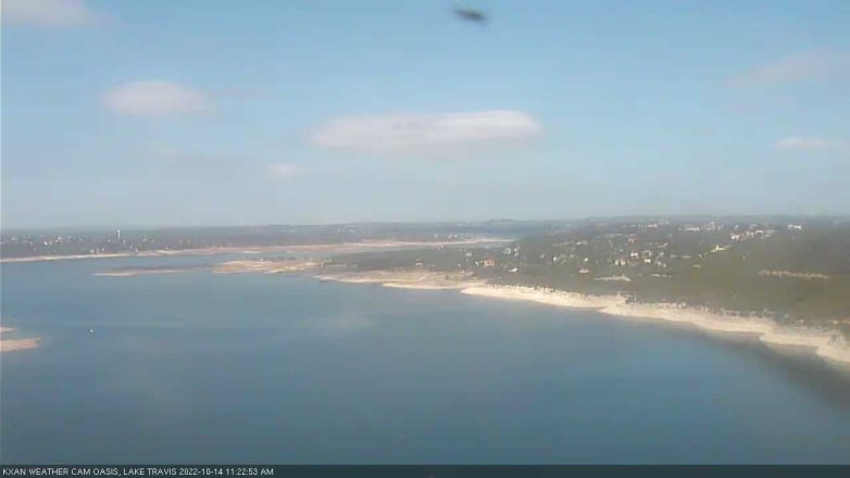 Lake Travis webcam, October 14, 2022 11:25 AM CT
