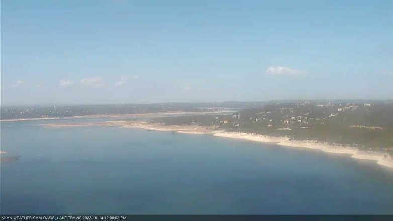 Lake Travis webcam, October 14, 2022 12:00 PM CT