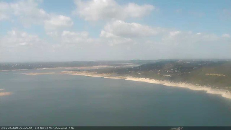 Lake Travis webcam, October 14, 2022 1:00 PM CT