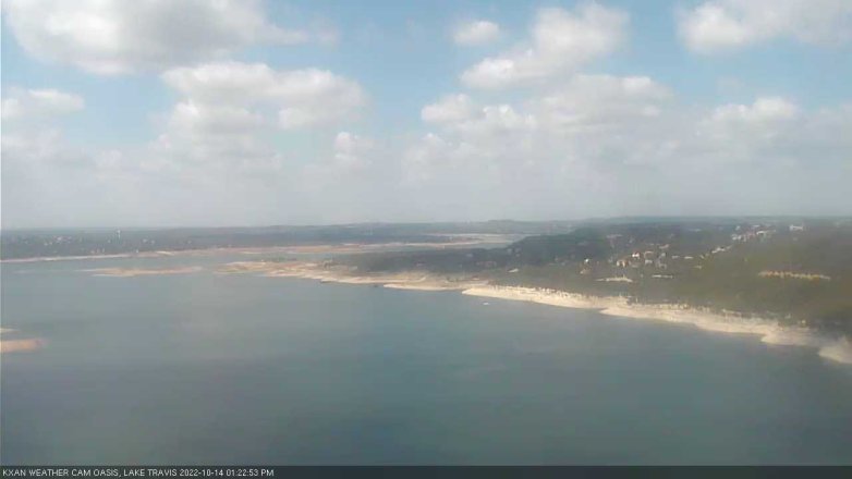 Lake Travis webcam, October 14, 2022 1:25 PM CT