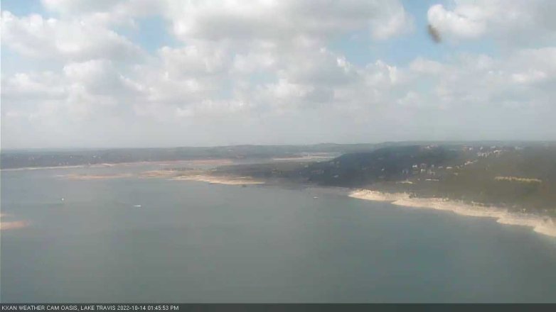 Lake Travis webcam, October 14, 2022 1:45 PM CT