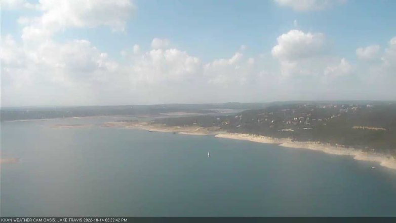 Lake Travis webcam, October 14, 2022 2:25 PM CT