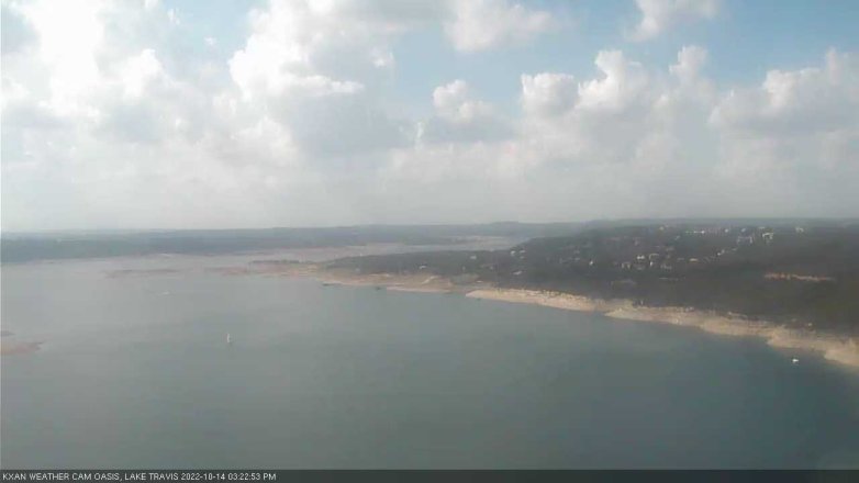 Lake Travis webcam, October 14, 2022 3:25 PM CT