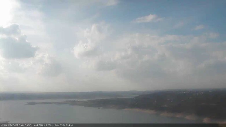 Lake Travis webcam, October 14, 2022 5:00 PM CT