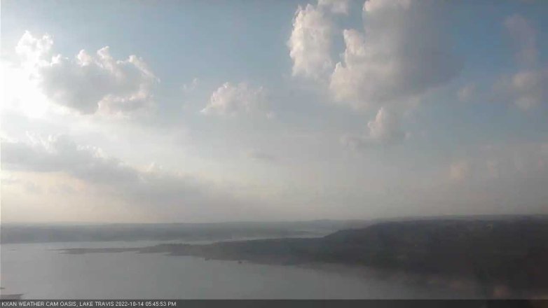 Lake Travis webcam, October 14, 2022 5:45 PM CT