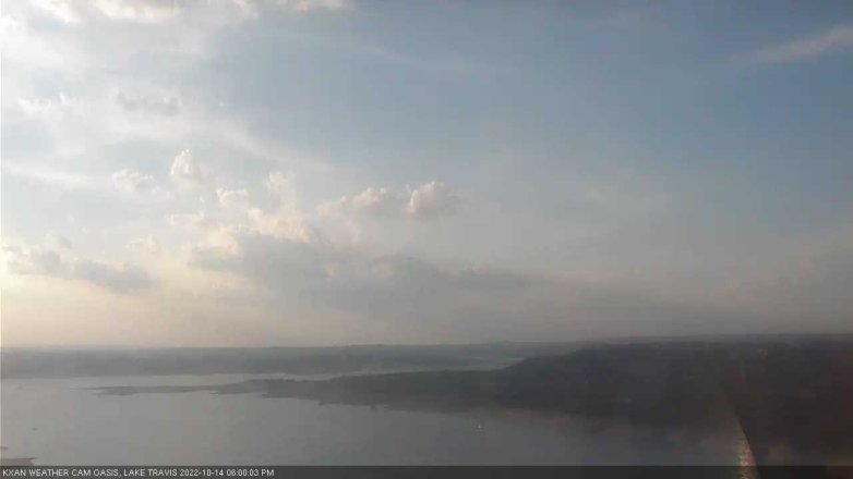 Lake Travis webcam, October 14, 2022 6:00 PM CT